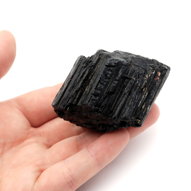 ブラックトルマリン 原石 ショール ブラジル産 電気石 結晶 天然石 1点物 パワーストーン 10月 誕生石 tourmaline