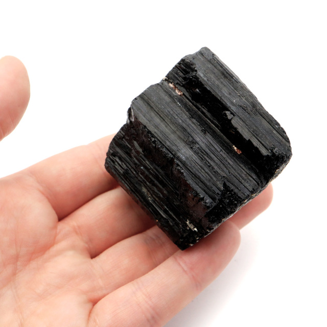 ブラックトルマリン 原石 ショール ブラジル産 電気石 結晶 天然石 1点物 パワーストーン 10月 誕生石 tourmaline