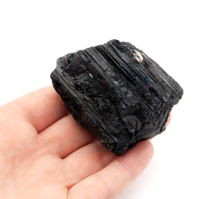 ブラックトルマリン 原石 ショール ブラジル産 電気石 結晶 天然石 1点物 パワーストーン 10月 誕生石 tourmaline