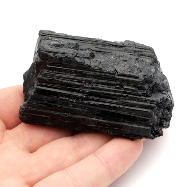 ブラックトルマリン 原石 ショール ブラジル産 電気石 結晶 天然石 1点物 パワーストーン 10月 誕生石 tourmaline