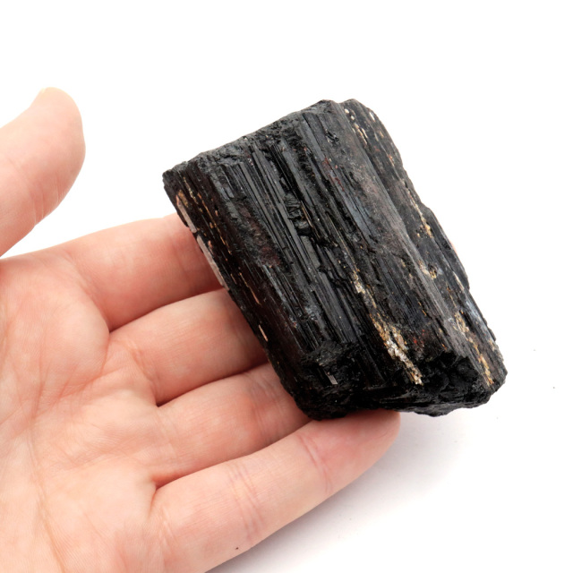 ブラックトルマリン 原石 ショール ブラジル産 電気石 結晶 天然石 1点物 パワーストーン 10月 誕生石 tourmaline