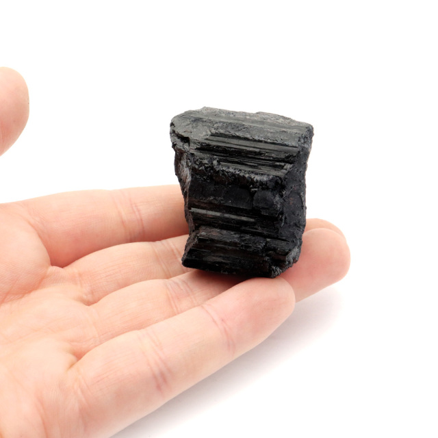 ブラックトルマリン 原石 ショール ブラジル産 電気石 結晶 天然石 1点物 パワーストーン 10月 誕生石 tourmaline