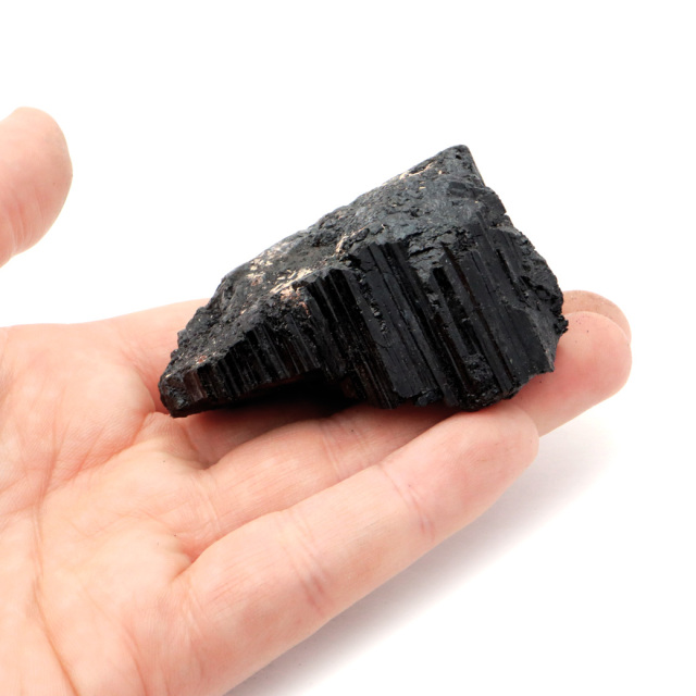ブラックトルマリン 原石 ショール ブラジル産 電気石 結晶 天然石 1点物 パワーストーン 10月 誕生石 tourmaline