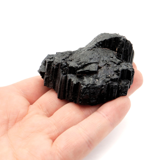 ブラックトルマリン 原石 ショール ブラジル産 電気石 結晶 天然石 1点物 パワーストーン 10月 誕生石 tourmaline