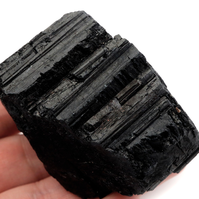 ブラックトルマリン 原石 ショール ブラジル産 電気石 結晶 天然石 1点物 パワーストーン 10月 誕生石 tourmaline