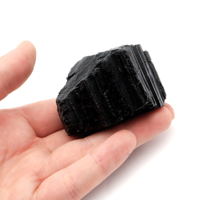 ブラックトルマリン 原石 ショール ブラジル産 電気石 結晶 天然石 1点物 パワーストーン 10月 誕生石 tourmaline