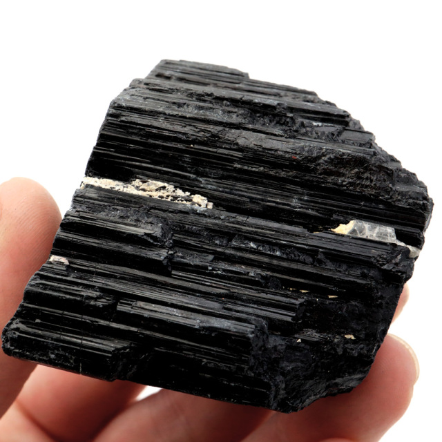 ブラックトルマリン 原石 ショール ブラジル産 電気石 結晶 天然石 1点物 パワーストーン 10月 誕生石 tourmaline