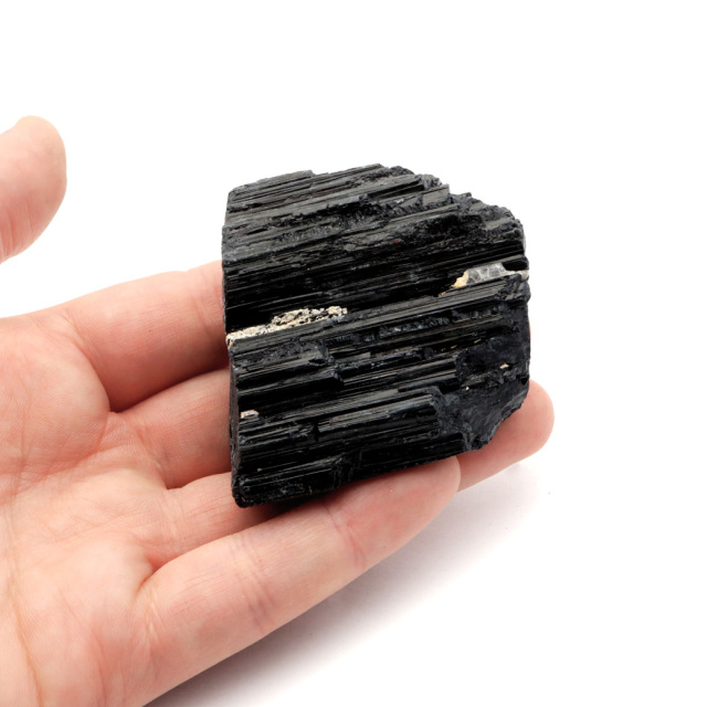 ブラックトルマリン 原石 ショール ブラジル産 電気石 結晶 天然石 1点物 パワーストーン 10月 誕生石 tourmaline