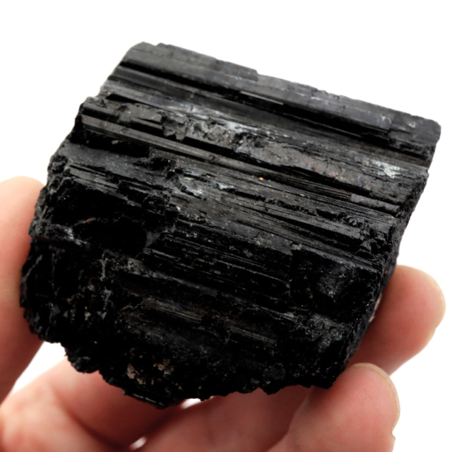 ブラックトルマリン 原石 ショール ブラジル産 電気石 結晶 天然石 1点物 パワーストーン 10月 誕生石 tourmaline