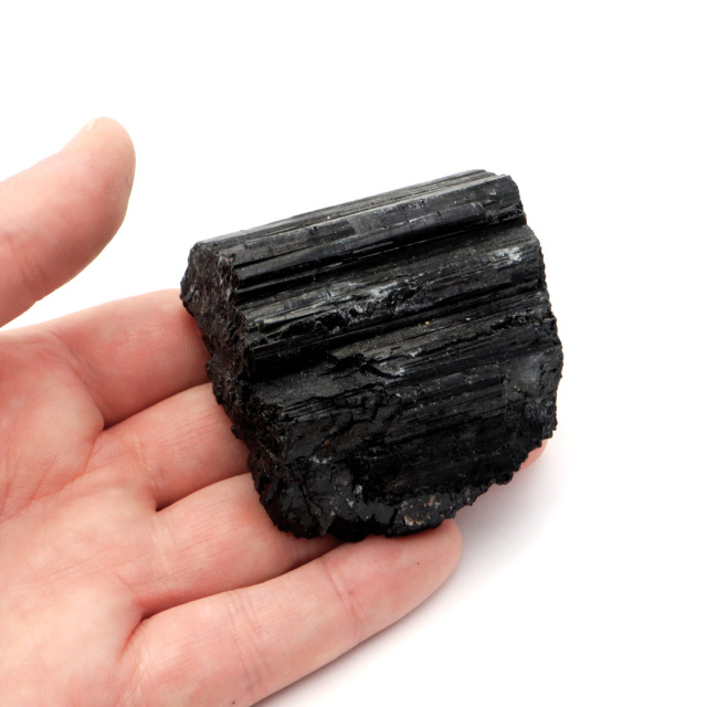 ブラックトルマリン 原石 ショール ブラジル産 電気石 結晶 天然石 1点物 パワーストーン 10月 誕生石 tourmaline