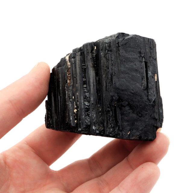 ブラックトルマリン 原石 ショール ブラジル産 電気石 結晶 天然石 1点物 パワーストーン 10月 誕生石 tourmaline