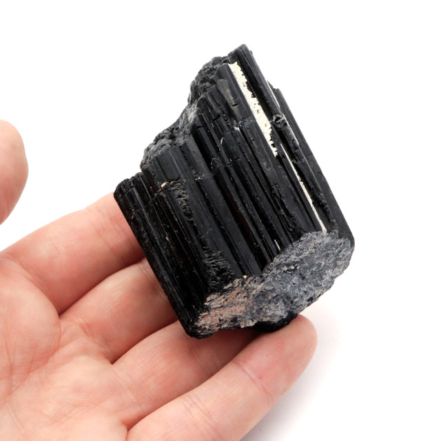ブラックトルマリン 原石 ショール ブラジル産 電気石 結晶 天然石 1点物 パワーストーン 10月 誕生石 tourmaline