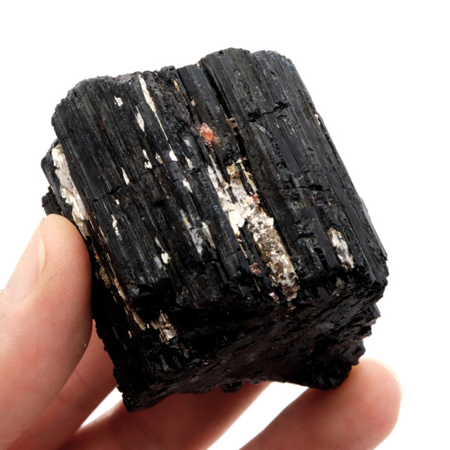 ブラックトルマリン 原石 ショール ブラジル産 電気石 結晶 天然石 1点物 パワーストーン 10月 誕生石 tourmaline