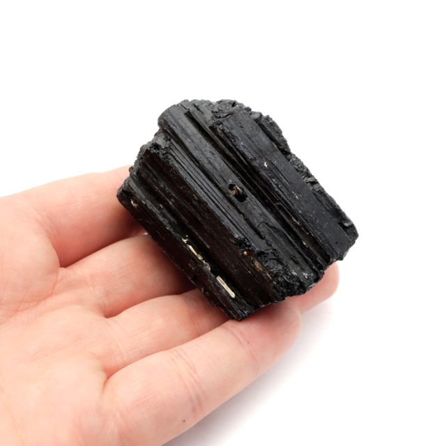 ブラックトルマリン 原石 ショール ブラジル産 電気石 結晶 天然石 1点物 パワーストーン 10月 誕生石 tourmaline