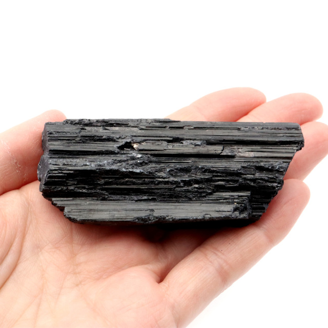 ブラックトルマリン 原石 ショール ブラジル産 電気石 結晶 天然石 1点物 パワーストーン 10月 誕生石 tourmaline