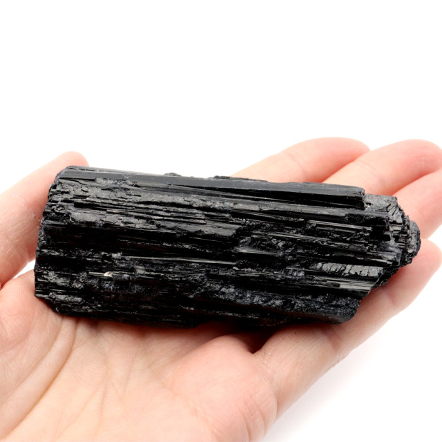 ブラックトルマリン 原石 ショール ブラジル産 電気石 結晶 天然石 1点物 パワーストーン 10月 誕生石 tourmaline