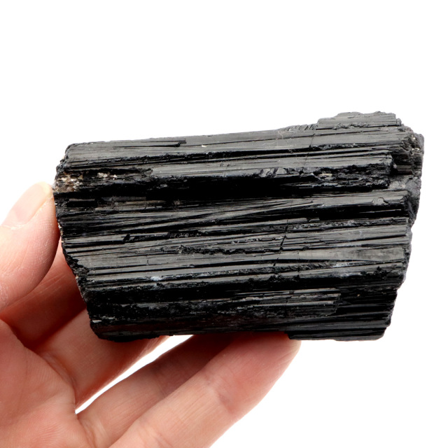 ブラックトルマリン 原石 ショール ブラジル産 電気石 結晶 天然石 1点物 パワーストーン 10月 誕生石 tourmaline