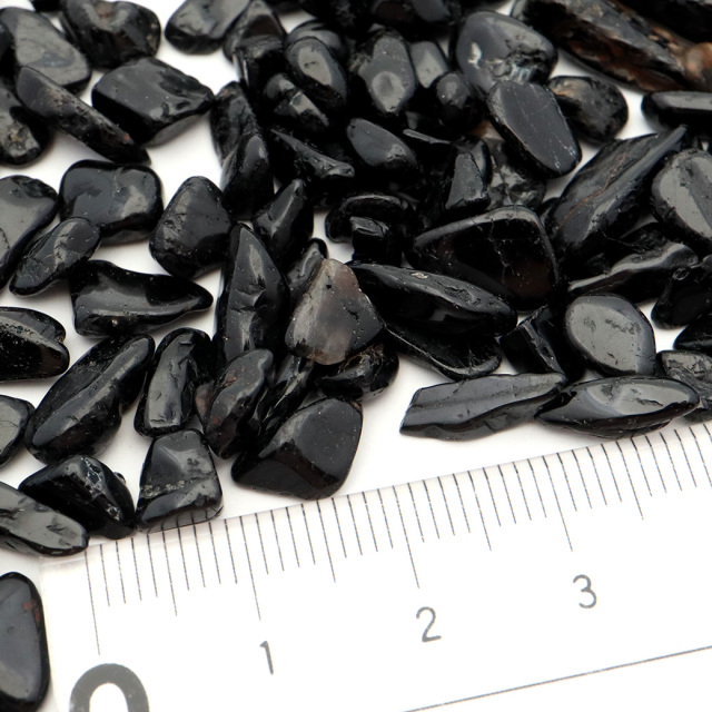 ブラックトルマリン さざれ石 100g サイズ小 Tourmaline 電気石 天然石 パワーストーン 浄化グッズ