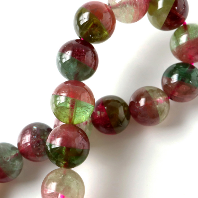 ウォーターメロン トルマリン ブレスレット 9mm 電気石 パワーストーン