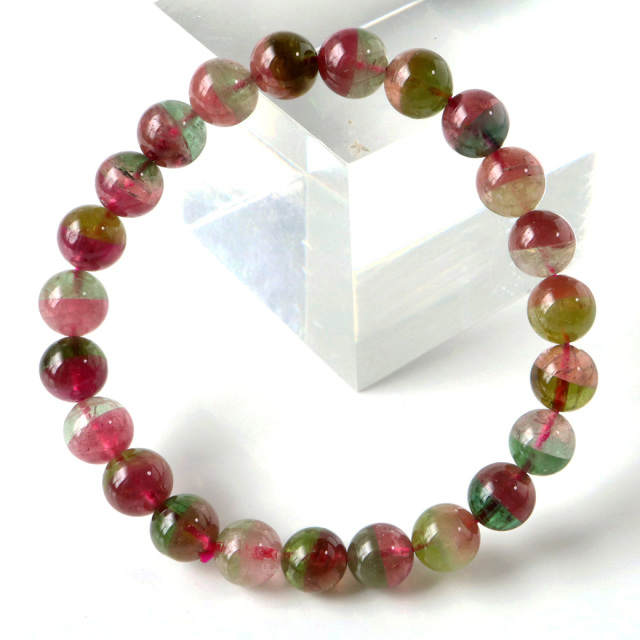 ウォーターメロン トルマリン ブレスレット 8mm 電気石 パワーストーン  