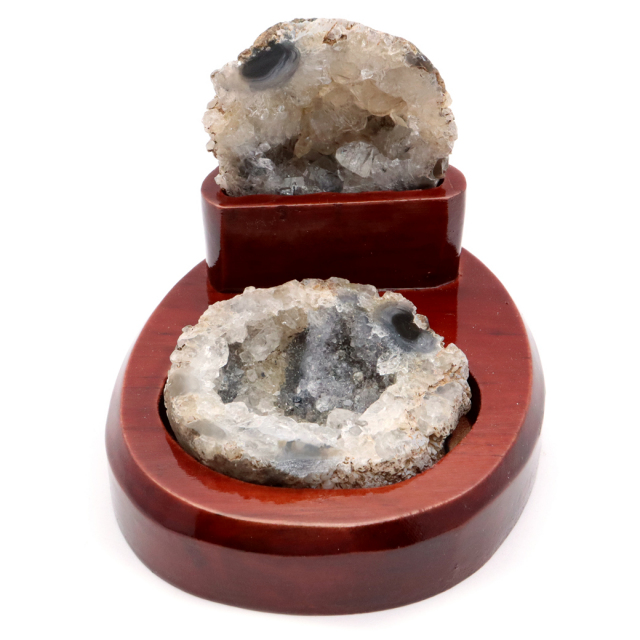 トレジャーメノウ瑪瑙原石置物台付パワーストーン開運風水インテリア