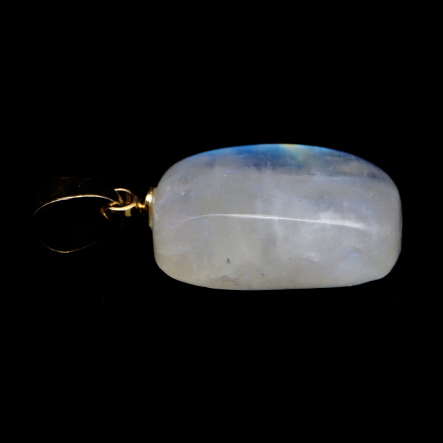 ムーンストーン ネックレス しずく ドロップ 6月 誕生石 天然石 レインボー ムーンストーン ペンダント 長石 moonstone