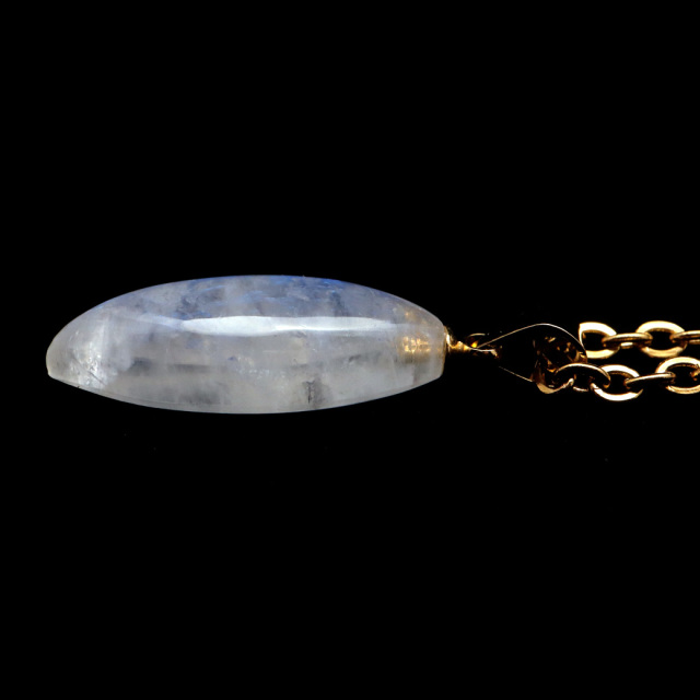 ムーンストーン ネックレス しずく ドロップ 6月 誕生石 天然石 レインボー ムーンストーン ペンダント 長石 moonstone