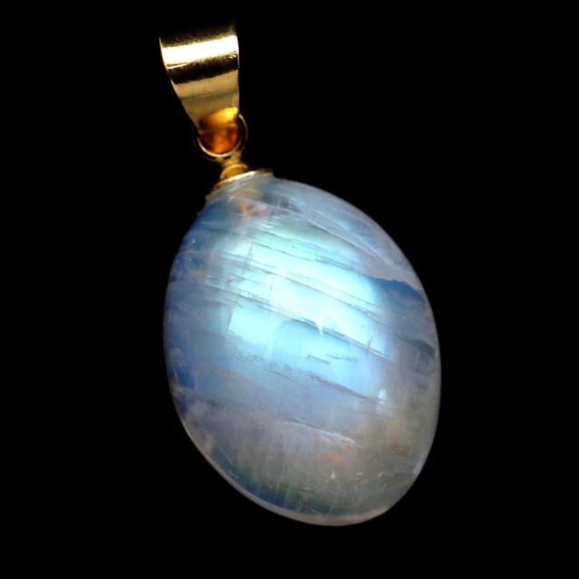ムーンストーン ネックレス 6月 誕生石 天然石 レインボー ムーンストーン ペンダント 長石 moonstone 母の日 ギフト