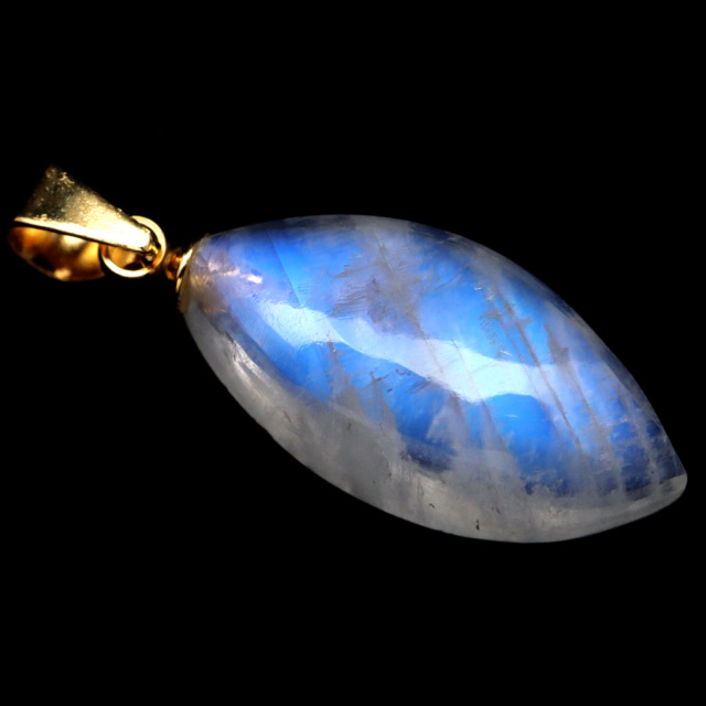 ムーンストーン ネックレス 6月 誕生石 天然石 レインボー ムーンストーン ペンダント 長石 moonstone 母の日 ギフト
