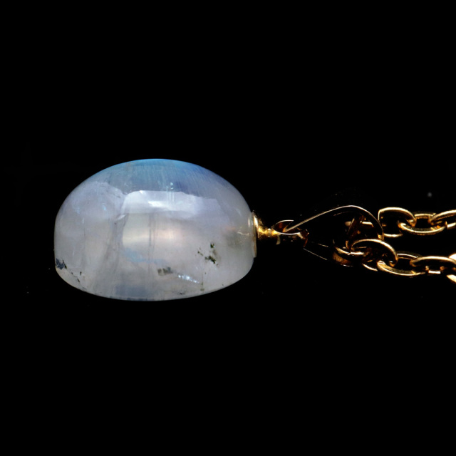ムーンストーン ネックレス 6月 誕生石 天然石 レインボー ムーンストーン ペンダント 長石 moonstone 母の日 ギフト