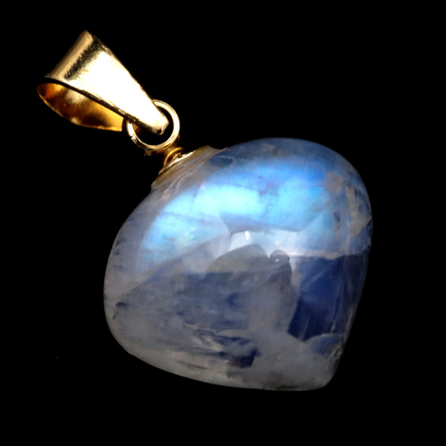 ムーンストーン ネックレス 6月 誕生石 天然石 レインボー ムーンストーン ペンダント 長石 moonstone 母の日 ギフト