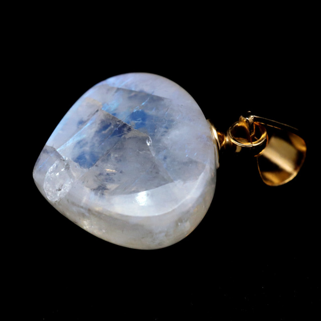 ムーンストーン ネックレス 6月 誕生石 天然石 レインボー ムーンストーン ペンダント 長石 moonstone 母の日 ギフト