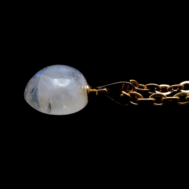 ムーンストーン ネックレス 6月 誕生石 天然石 レインボー ムーンストーン ペンダント 長石 moonstone 母の日 ギフト