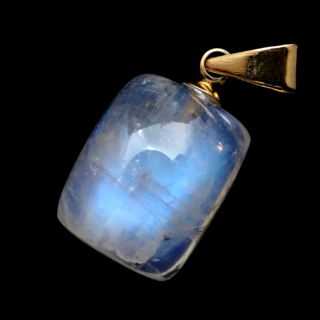 ムーンストーン ネックレス 6月 誕生石 天然石 レインボー ムーンストーン ペンダント 長石 moonstone 母の日 ギフト