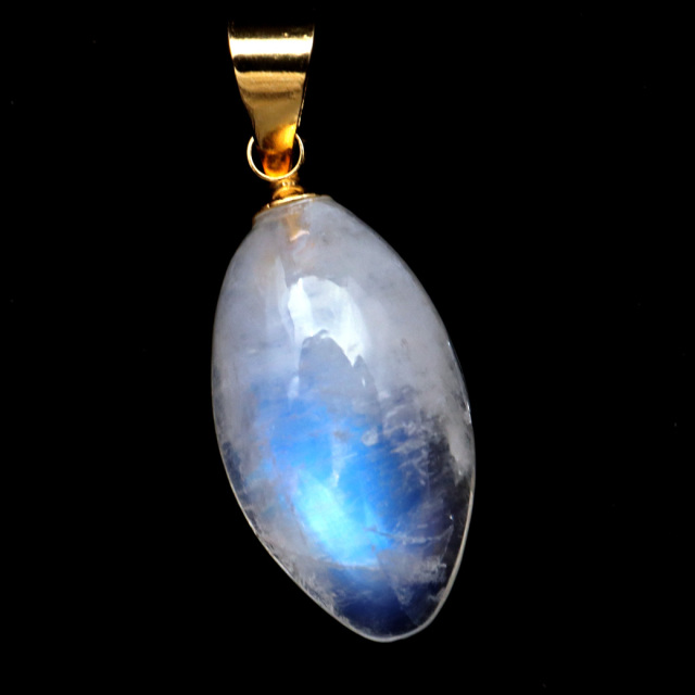 ムーンストーン ネックレス 6月 誕生石 天然石 レインボー ムーンストーン ペンダント 長石 moonstone 母の日 ギフト