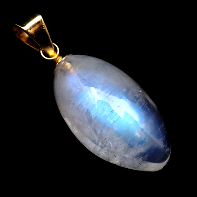 ムーンストーン ネックレス 6月 誕生石 天然石 レインボー ムーンストーン ペンダント 長石 moonstone 母の日 ギフト