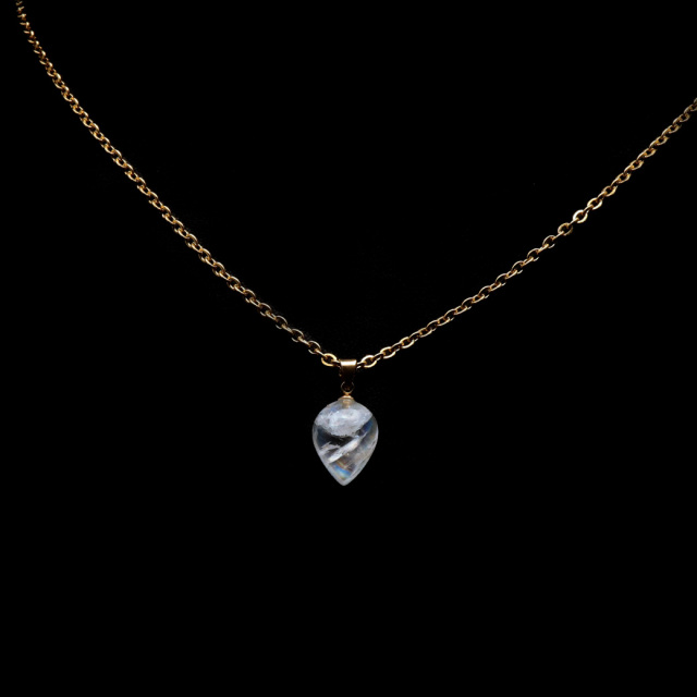 ムーンストーン ネックレス 6月 誕生石 天然石 レインボー ムーンストーン ペンダント 長石 moonstone 母の日 ギフト