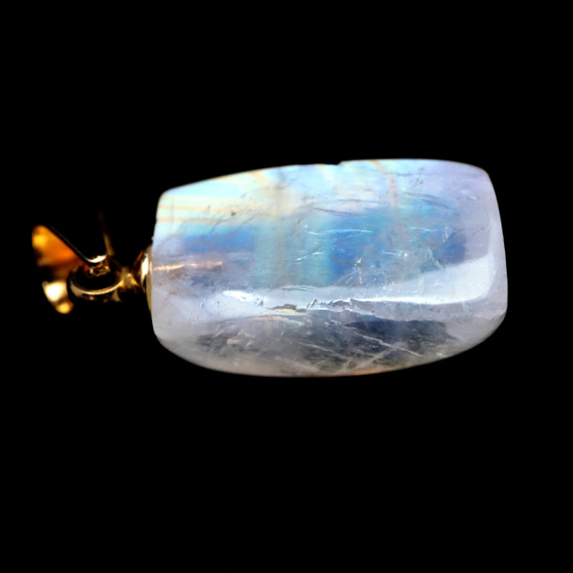 ムーンストーン ネックレス 6月 誕生石 天然石 レインボー ムーンストーン ペンダント 長石 moonstone 母の日 ギフト