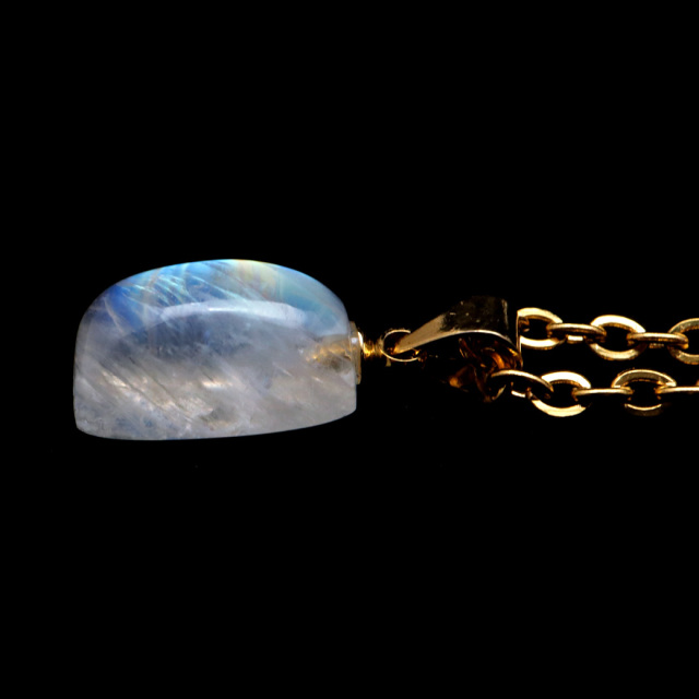 ムーンストーン ネックレス 6月 誕生石 天然石 レインボー ムーンストーン ペンダント 長石 moonstone 母の日 ギフト