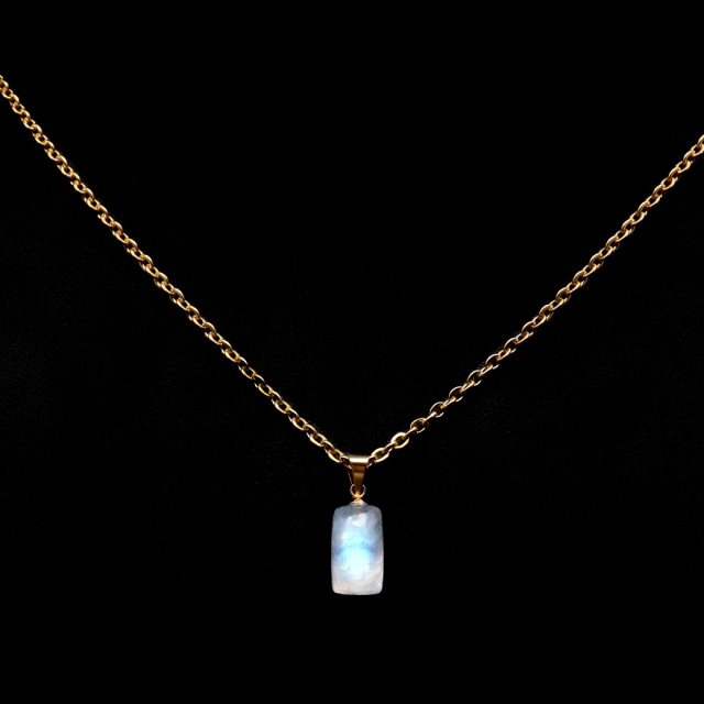 ムーンストーン ネックレス 6月 誕生石 天然石 レインボー ムーンストーン ペンダント 長石 moonstone 母の日 ギフト