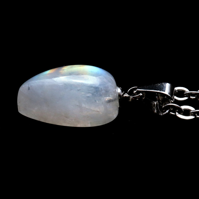 ムーンストーン ネックレス 6月 誕生石 天然石 レインボー ムーンストーン ペンダント 長石 moonstone 母の日 ギフト