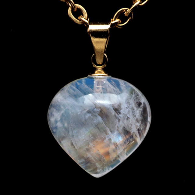 ムーンストーン ネックレス 6月 誕生石 天然石 レインボー ムーンストーン ペンダント 長石 moonstone 母の日 ギフト