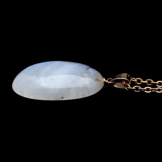 ムーンストーン ネックレス 6月 誕生石 天然石 レインボー ムーンストーン ペンダント 長石 moonstone 1点物