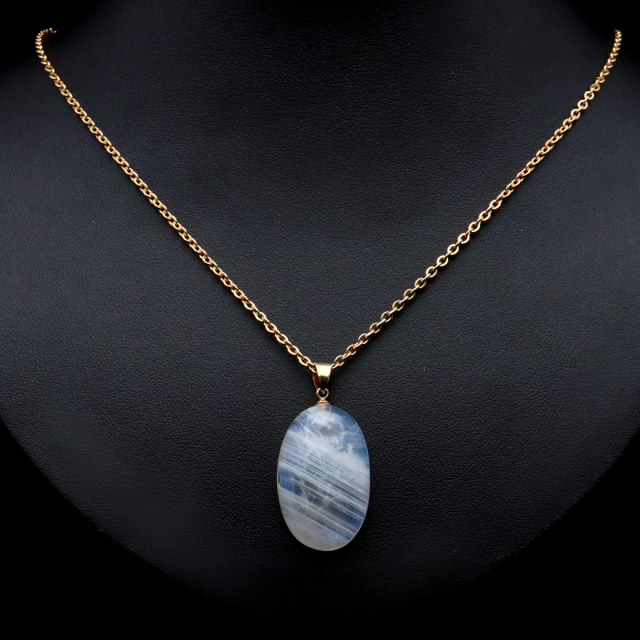 ムーンストーン ネックレス 6月 誕生石 天然石 レインボー ムーンストーン ペンダント 長石 moonstone 1点物