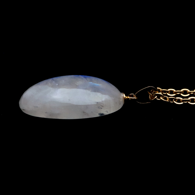 ムーンストーン ネックレス 6月 誕生石 天然石 レインボー ムーンストーン ペンダント 長石 moonstone 1点物