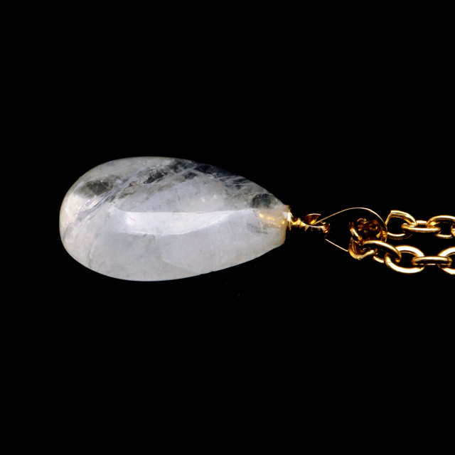 ムーンストーン ネックレス 6月 誕生石 天然石 レインボー ムーンストーン ペンダント 長石 moonstone 母の日 プレゼント