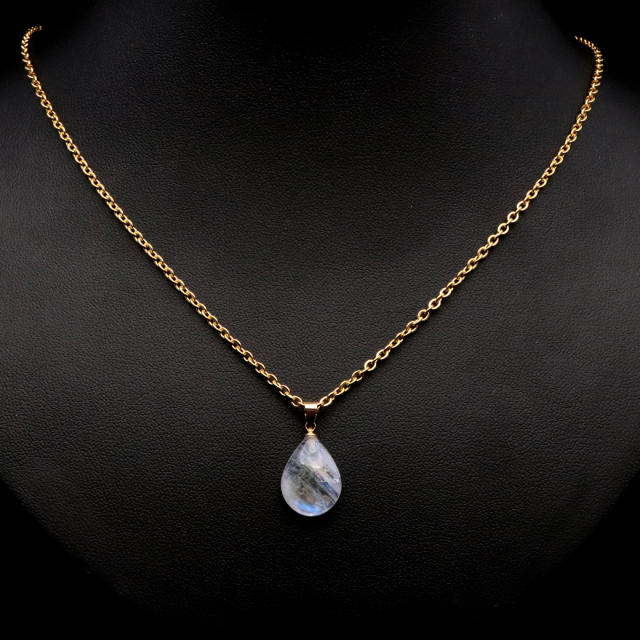 ムーンストーン ネックレス 6月 誕生石 天然石 レインボー ムーンストーン ペンダント 長石 moonstone 母の日 プレゼント