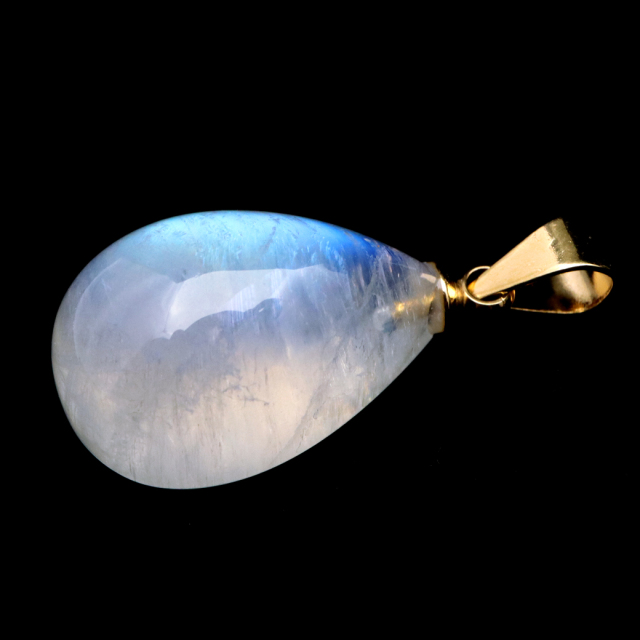 ムーンストーン ネックレス 6月 誕生石 天然石 レインボー ムーンストーン ペンダント 長石 moonstone 母の日 プレゼント