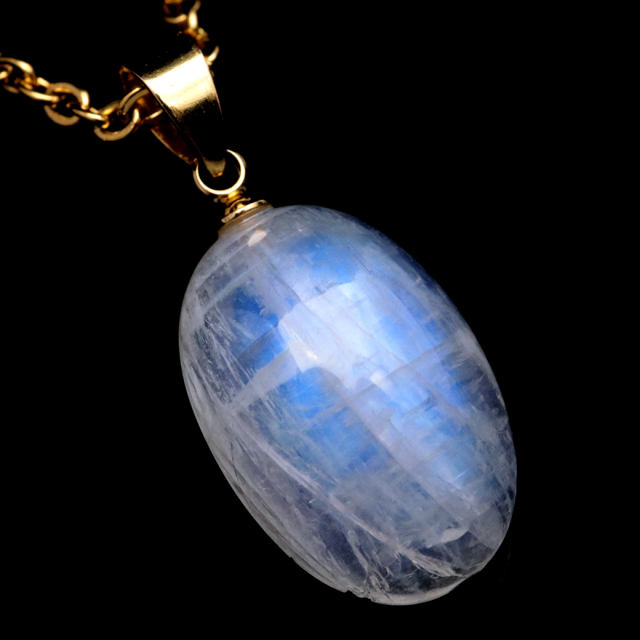 ムーンストーン ネックレス 6月 誕生石 天然石 レインボー ムーンストーン ペンダント 長石 moonstone 母の日 プレゼント