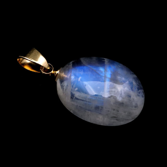 ムーンストーン ネックレス 6月 誕生石 天然石 レインボー ムーンストーン ペンダント 長石 moonstone 母の日 プレゼント